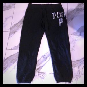 Victoria Secret Pink crop sweats